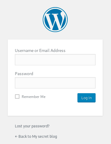 wp login working